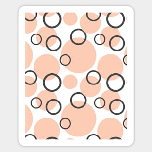 Circle Seamless Pattern 048#001 Sticker